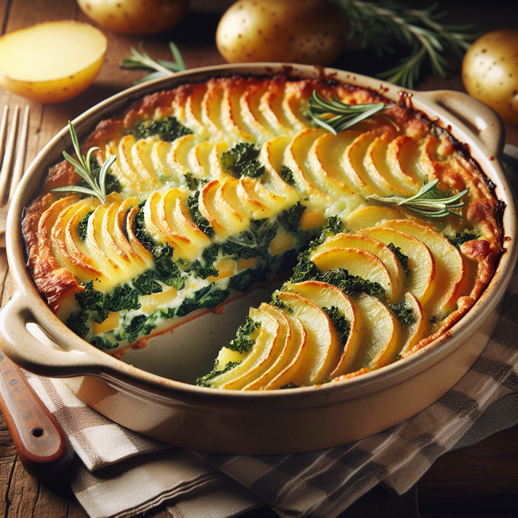 Nationalgericht Irland: #Kale and Potato Gratin# (Rezept)