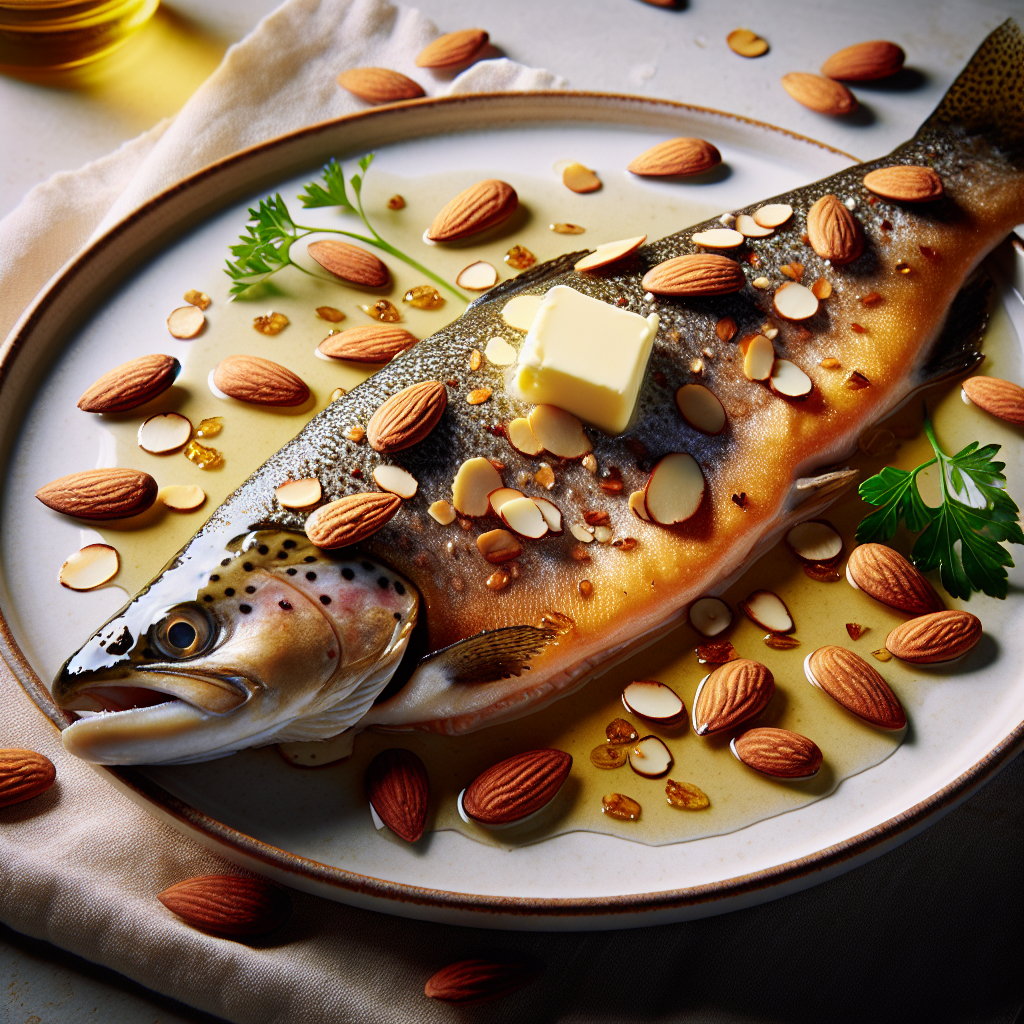 Nationalgericht Irland: #Trout with Almond Butter# (Rezept)