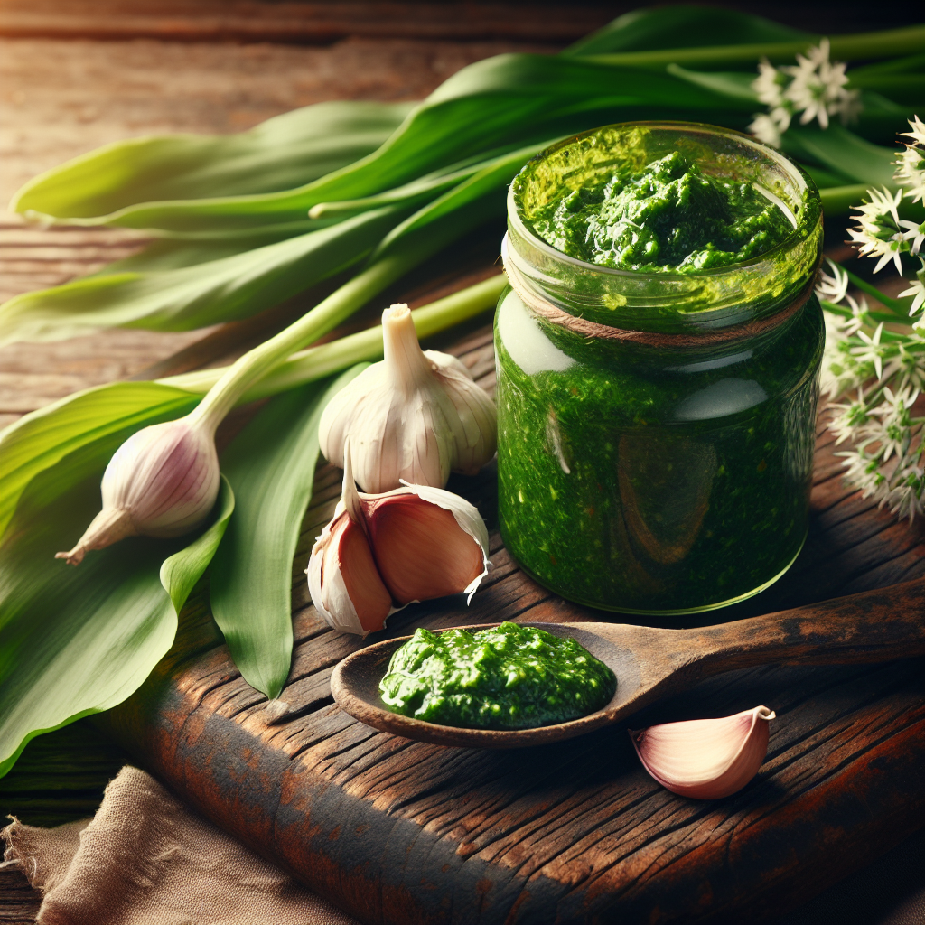 Nationalgericht Irland: #Wild Garlic Pesto# (Rezept)