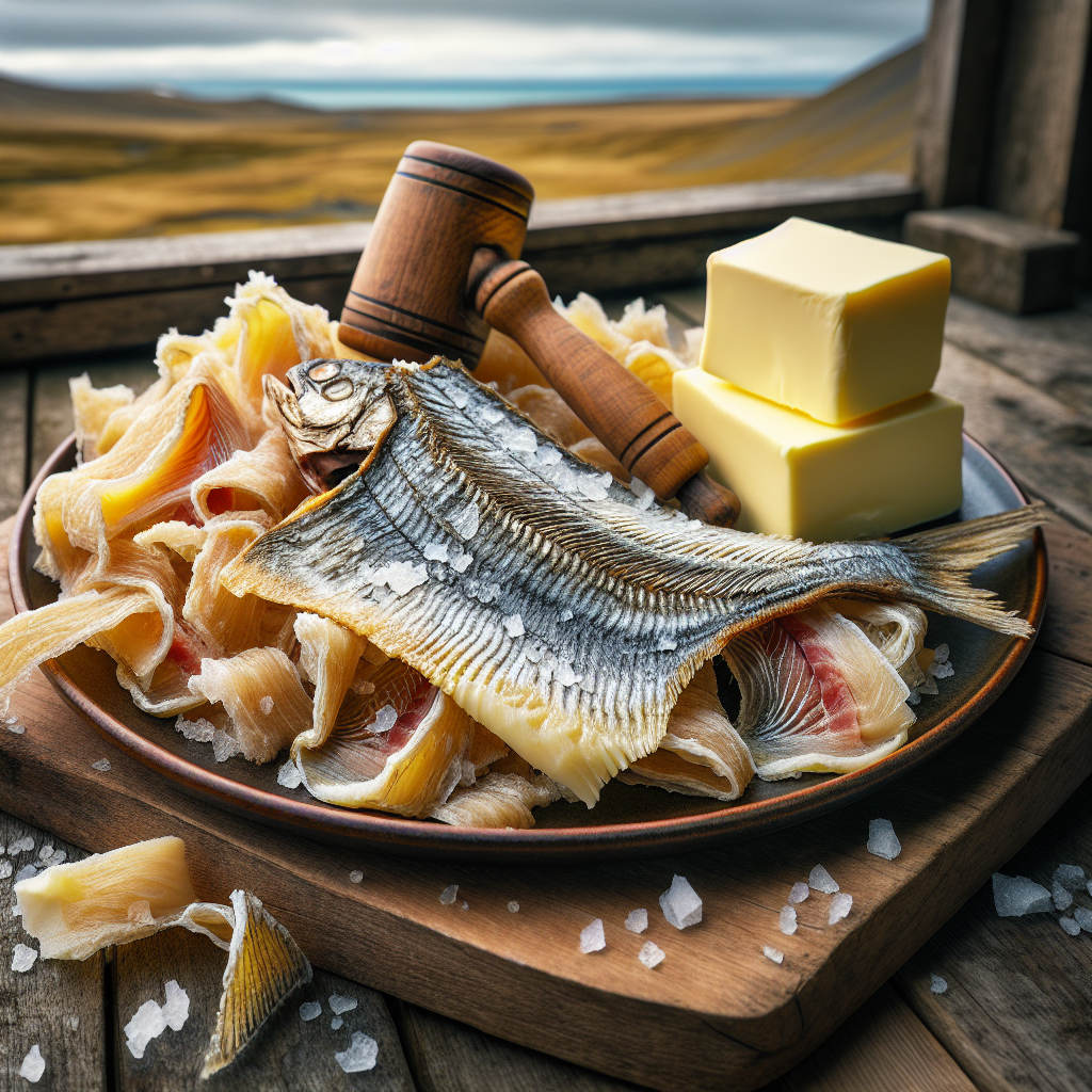 Nationalgericht Island: Harðfiskur með Smjöri (Rezept)