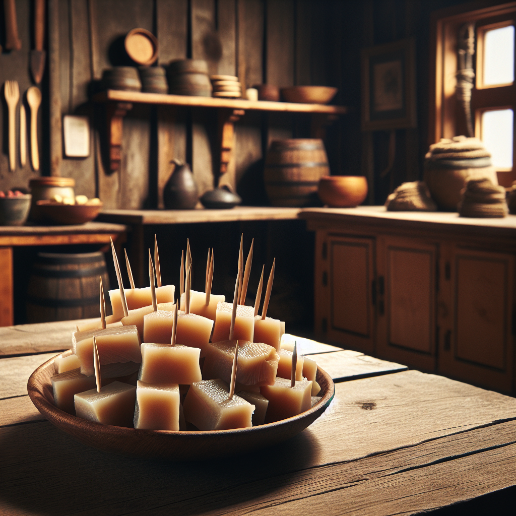 Nationalgericht Island: #Súrsaðir Hákarlbitar# (Rezept)