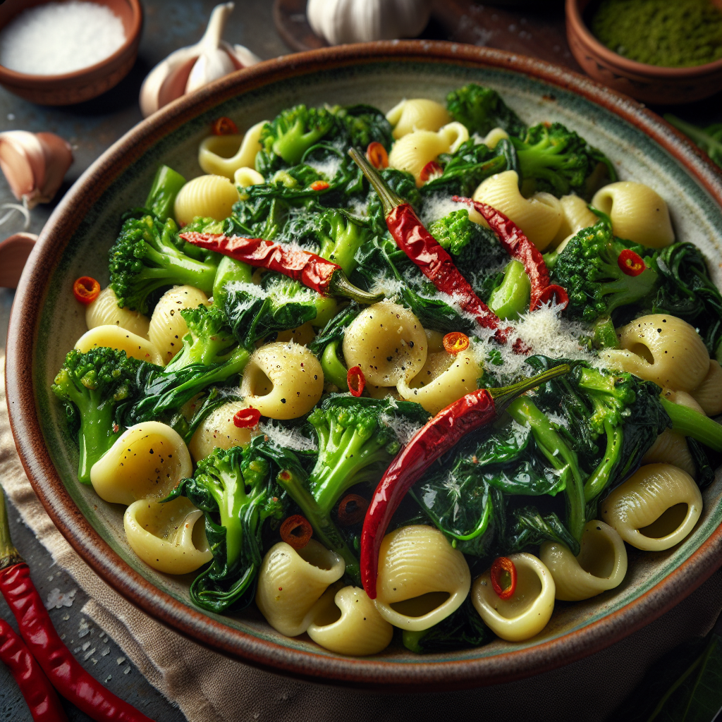 Nationalgericht Italien: #Orecchiette con le Cime di Rapa# (Rezept)