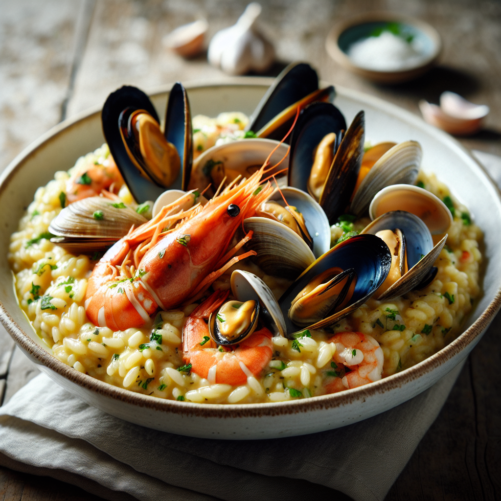 Nationalgericht Italien: #Risotto ai Frutti di Mare# (Rezept)