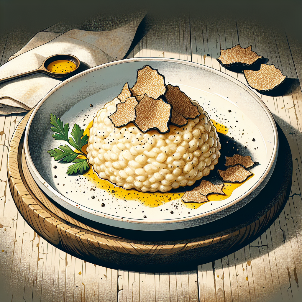 Nationalgericht Italien: #Risotto al Tartufo# (Rezept)