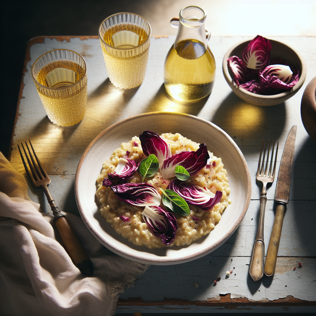 Nationalgericht Italien: #Risotto con Radicchio# (Rezept)