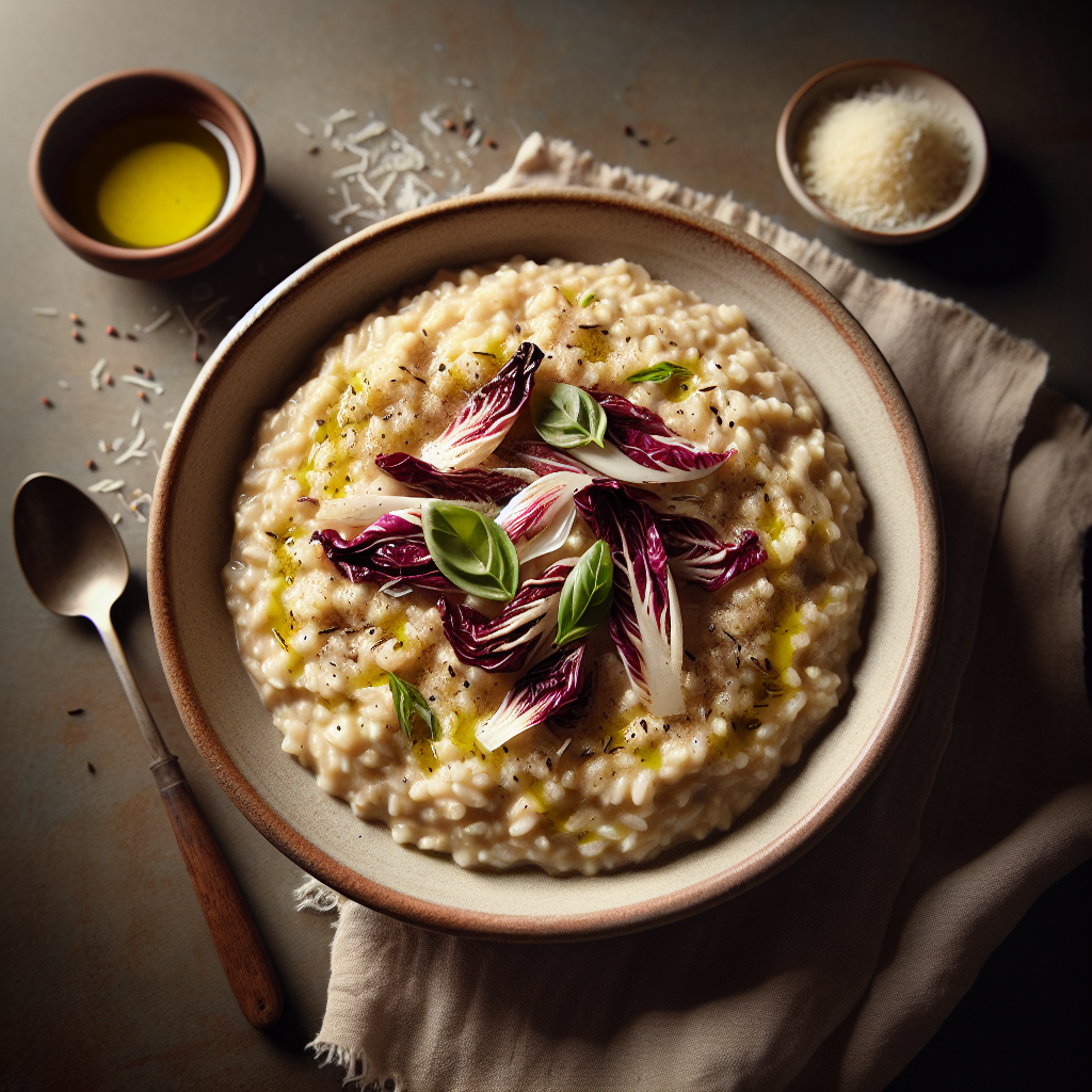 Nationalgericht Italien: #Risotto con Radicchio# (Rezept)