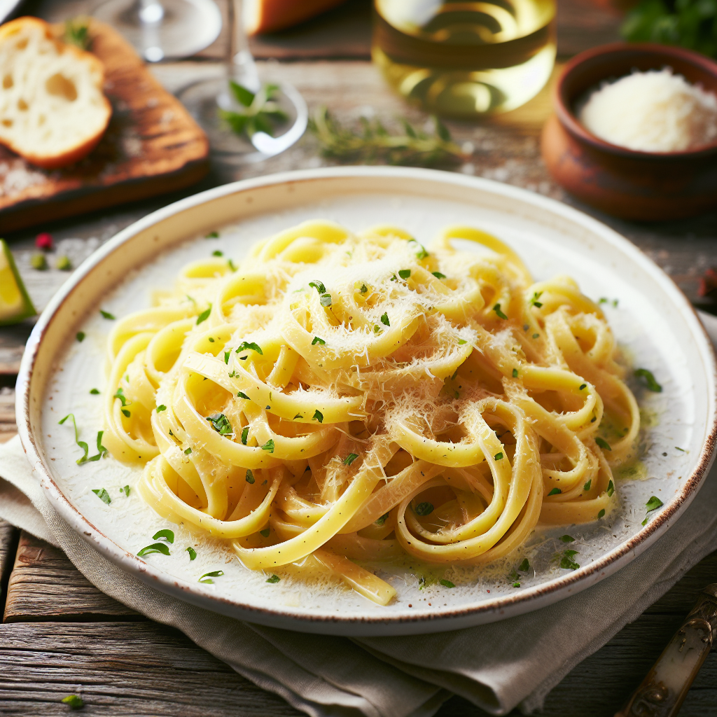 Nationalgericht Italien: #Tagliolini al Limone# (Rezept)