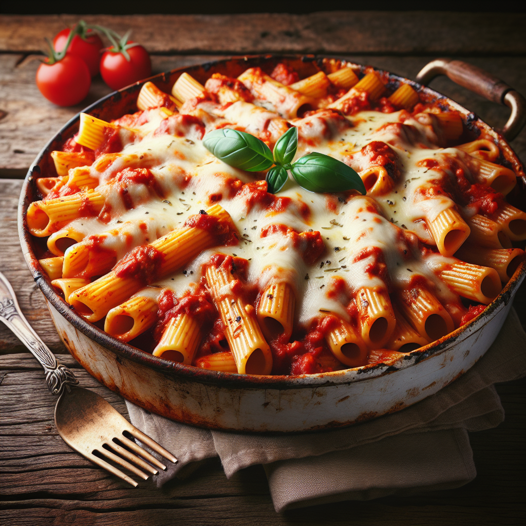 Nationalgericht Italien: #Ziti al Forno# (Rezept)