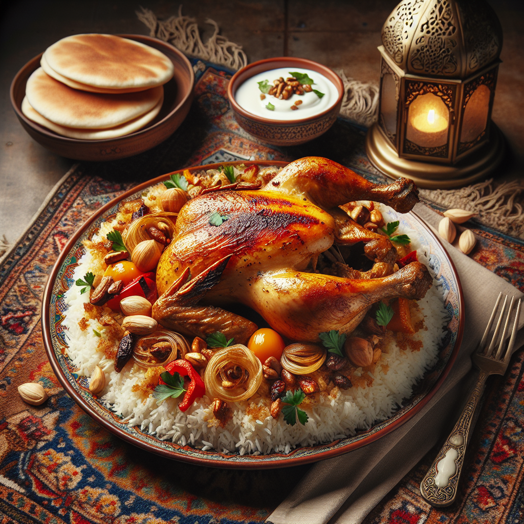 Nationalgericht Jordanien: #Farrouj Maqlouba# (Rezept)