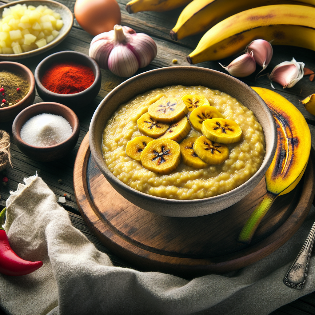 Nationalgericht Kamerun: #Plantain Porridge# (Rezept)