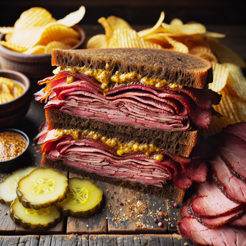 Nationalgericht Kanada: #Montreal Smoked Meat Sandwich# (Rezept)