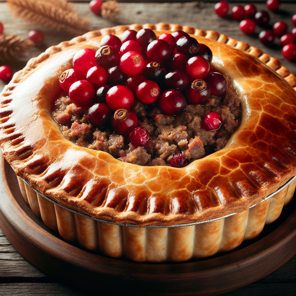 Nationalgericht Kanada: #Tourtière with Cranberries# (Rezept)