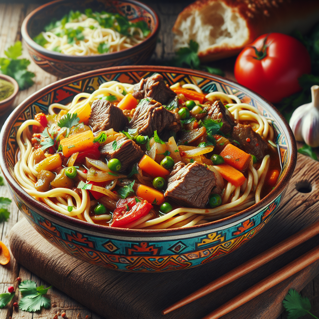 Nationalgericht Kasachstan: #Lagman# (Rezept)