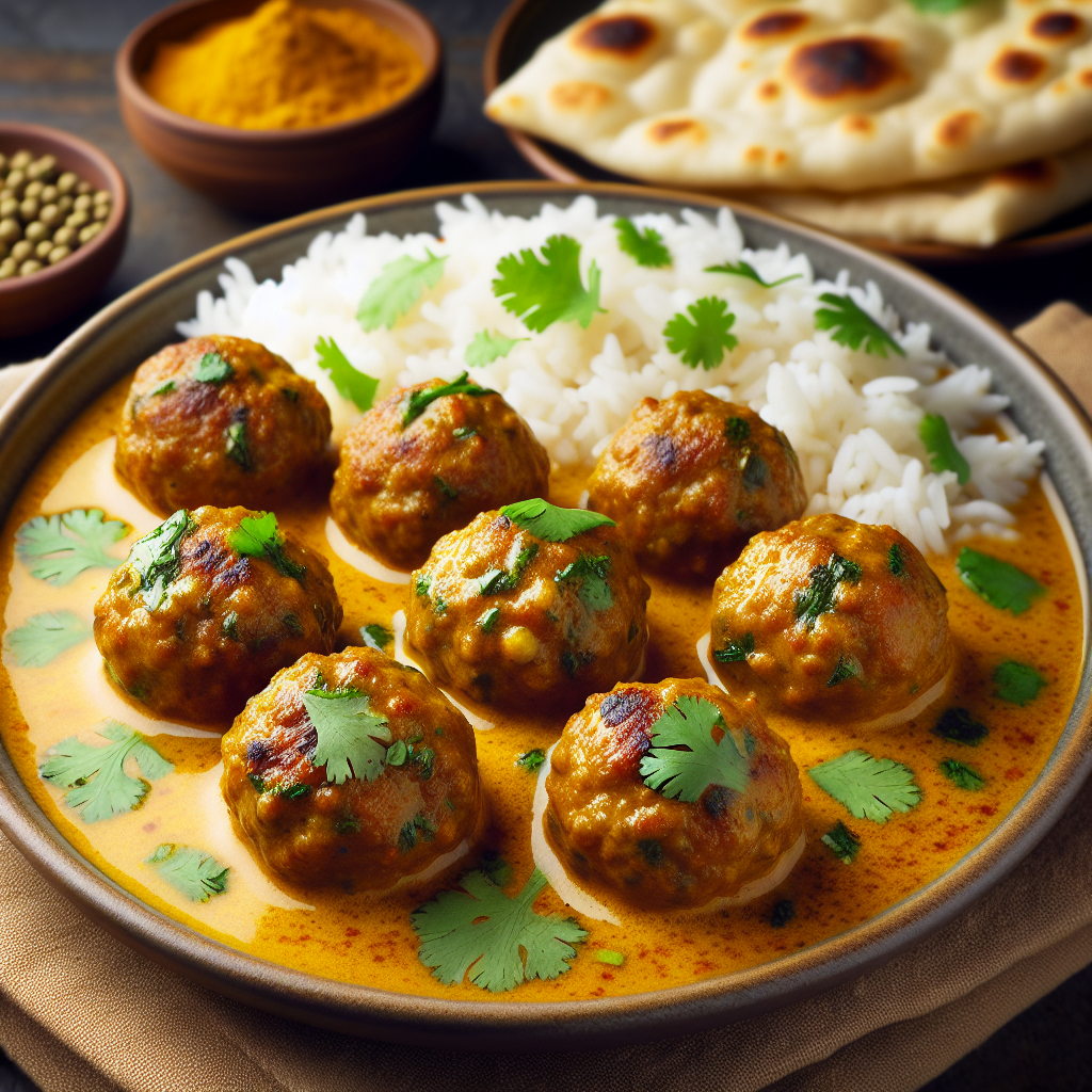 Nationalgericht Komoren: #Kofta Curry# (Rezept)