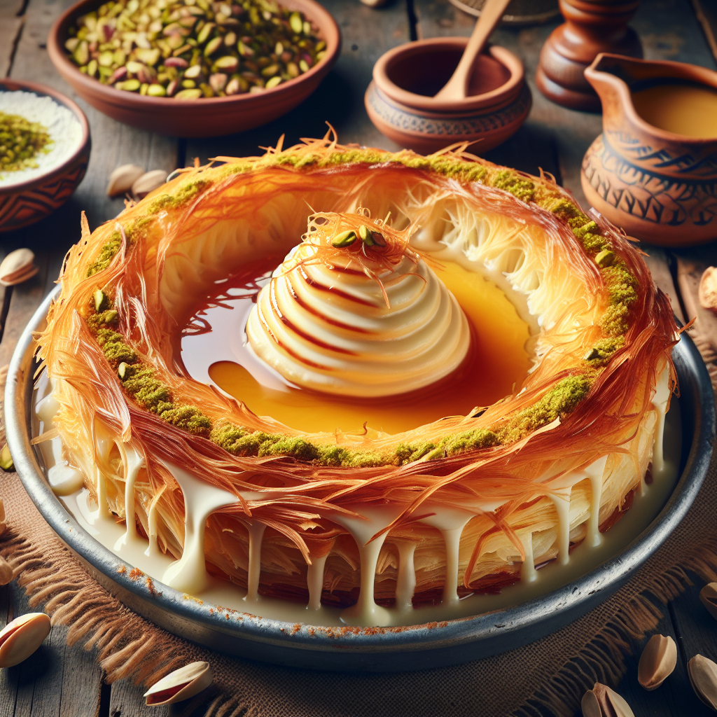 Nationalgericht Kuwait: #Cream Kunafa# (Rezept)