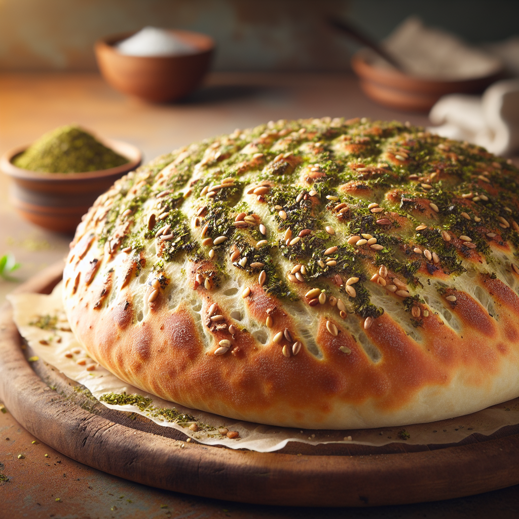 Nationalgericht Kuwait: #Zaatar Bread# (Rezept)