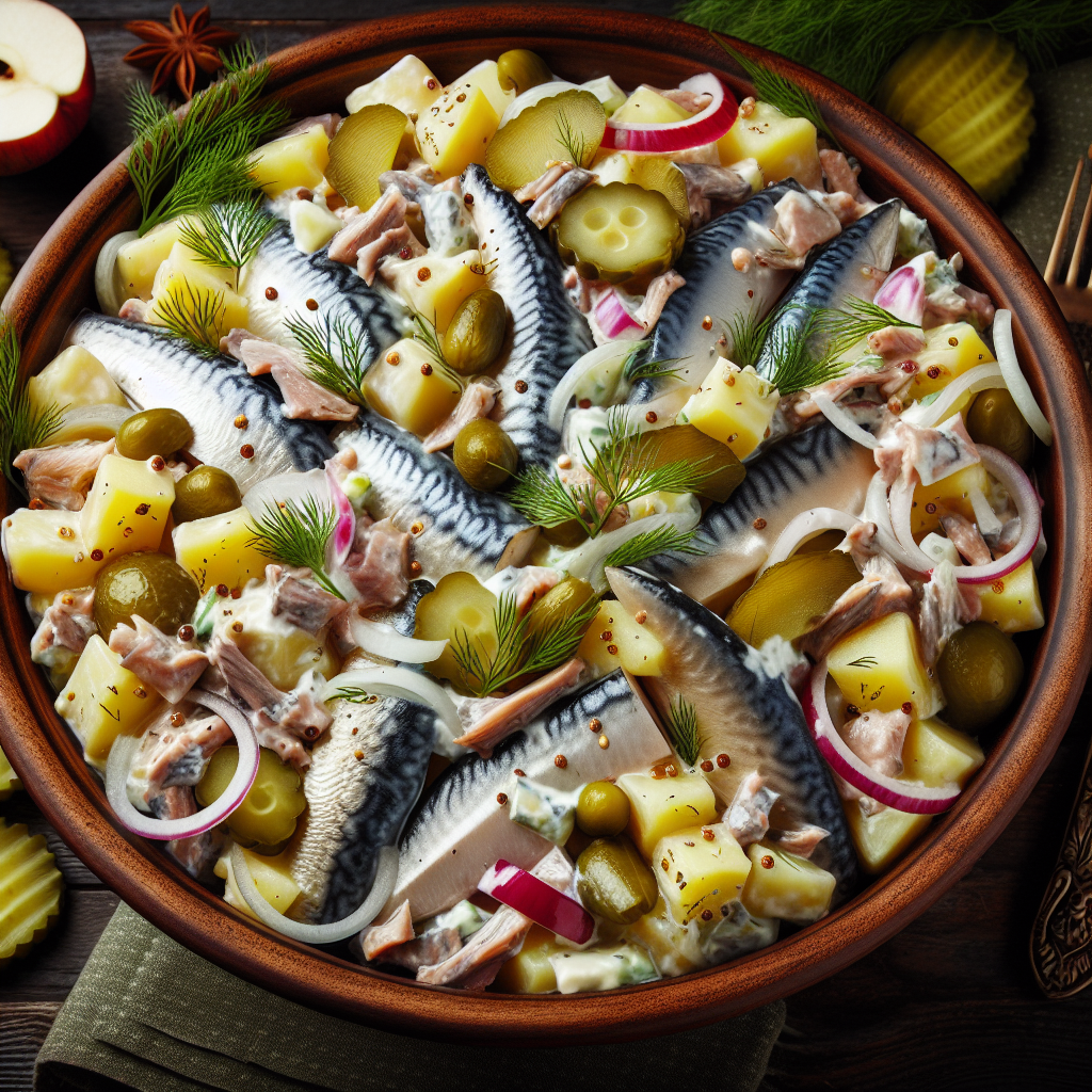 Nationalgericht Litauen: #Silkių mišrainė# (Rezept)