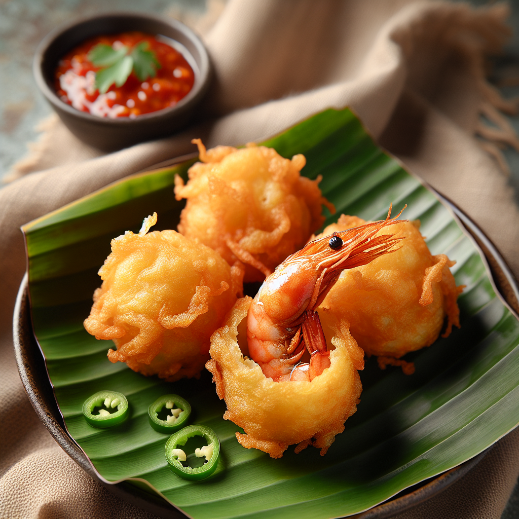 Nationalgericht Malaysia: #Cucur Udang# (Rezept)