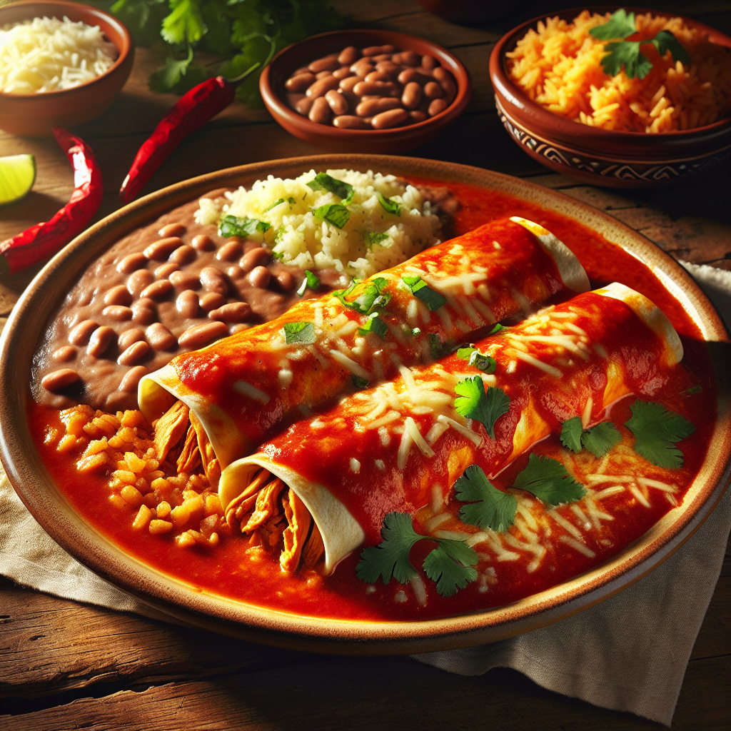 Nationalgericht Mexiko: #Enchiladas Rojas# (Rezept)