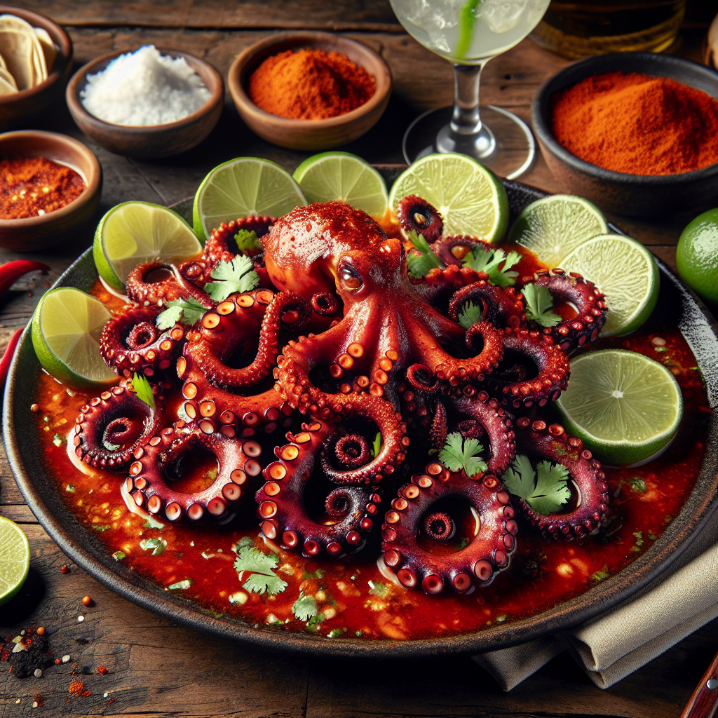 Nationalgericht Mexiko: #Pulpo a la Diabla# (Rezept)