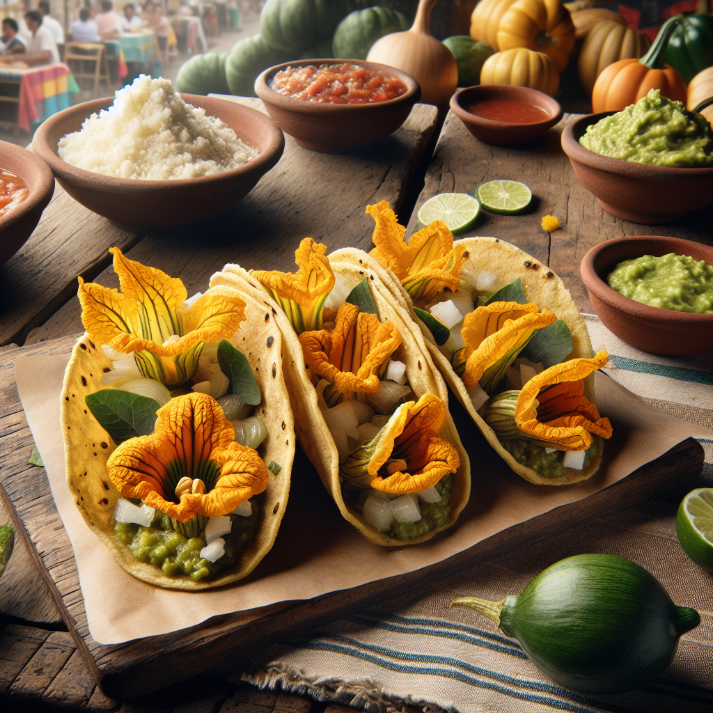 Nationalgericht Mexiko: Tacos de Flor de Calabaza (Rezept)