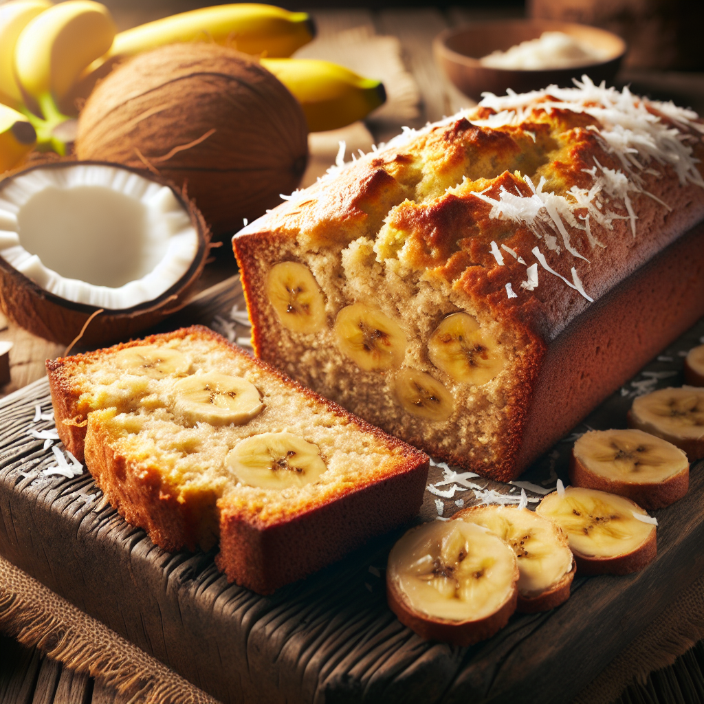 Nationalgericht Mikronesien: #Coconut Banana Bread# (Rezept)