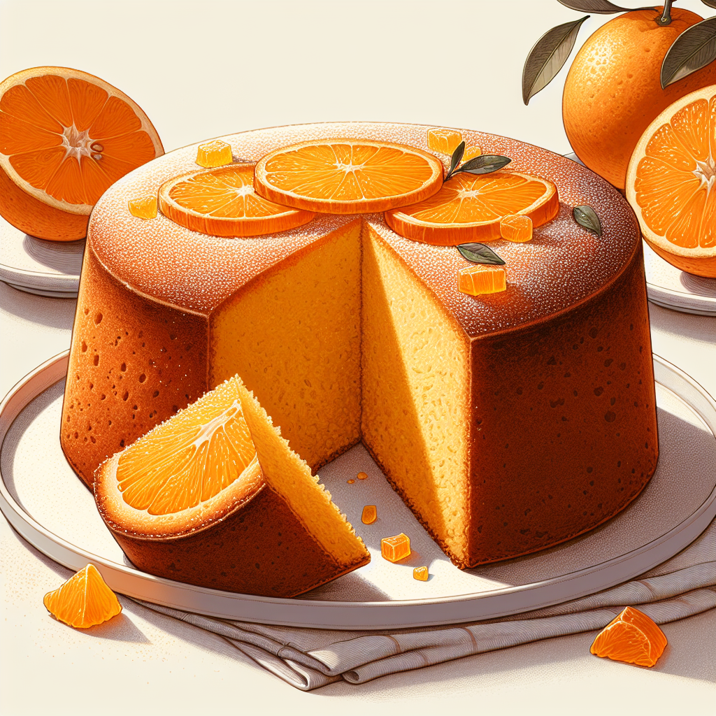 Nationalgericht Mosambik: #Bolo de Laranja# (Rezept)