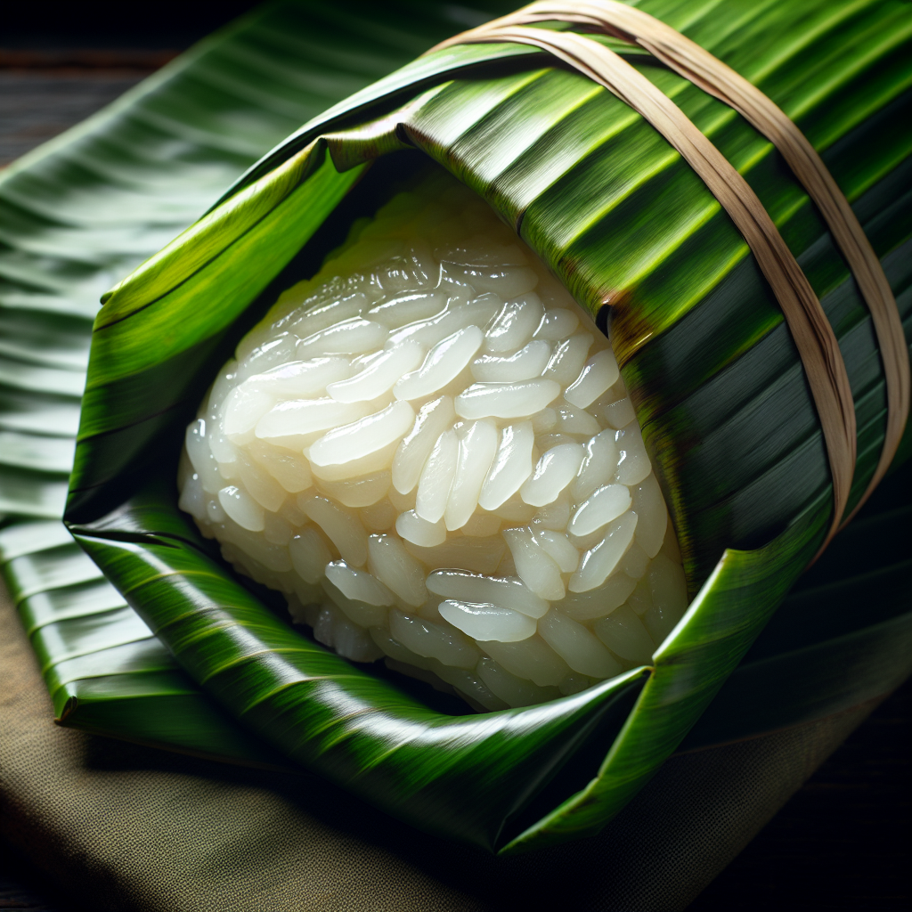 Nationalgericht Myanmar: #Banana Leaf Sticky Rice# (Rezept)