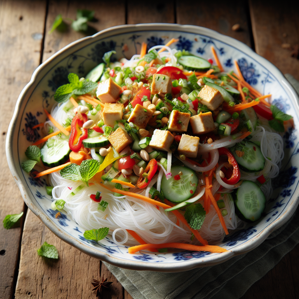 Nationalgericht Myanmar: #Vermicelli Salad# (Rezept)