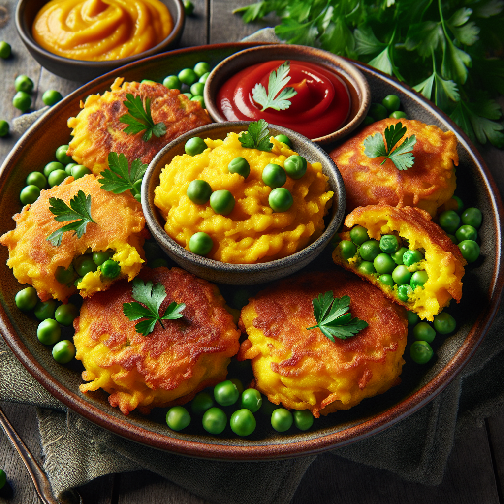 Nationalgericht Myanmar: #Yellow Pea Fritters# (Rezept)