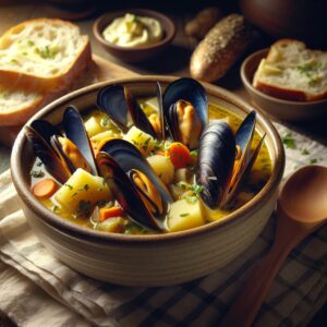 Nationalgericht Neuseeland: #Mussel Chowder# (Rezept)