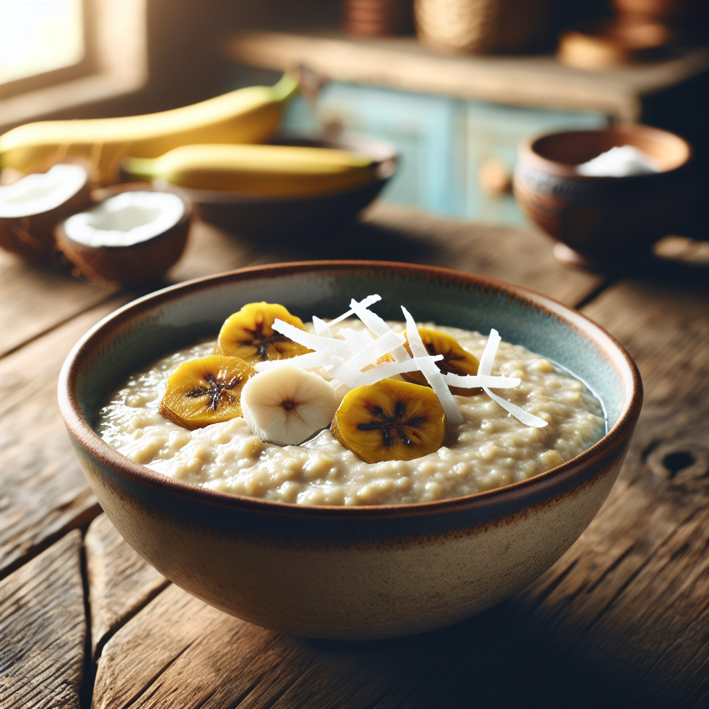 Nationalgericht Nigeria: #Coconut Plantain Porridge# (Rezept)