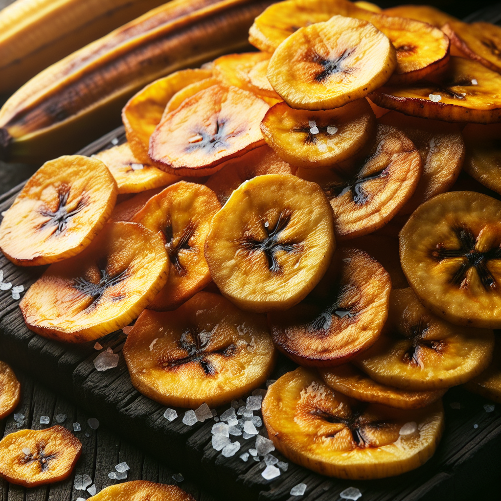 Nationalgericht Nigeria: #Plantain Chips# (Rezept)