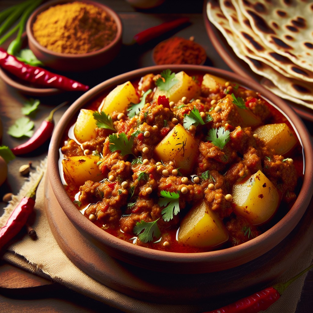 Nationalgericht Pakistan: Aloo Keema (Rezept)