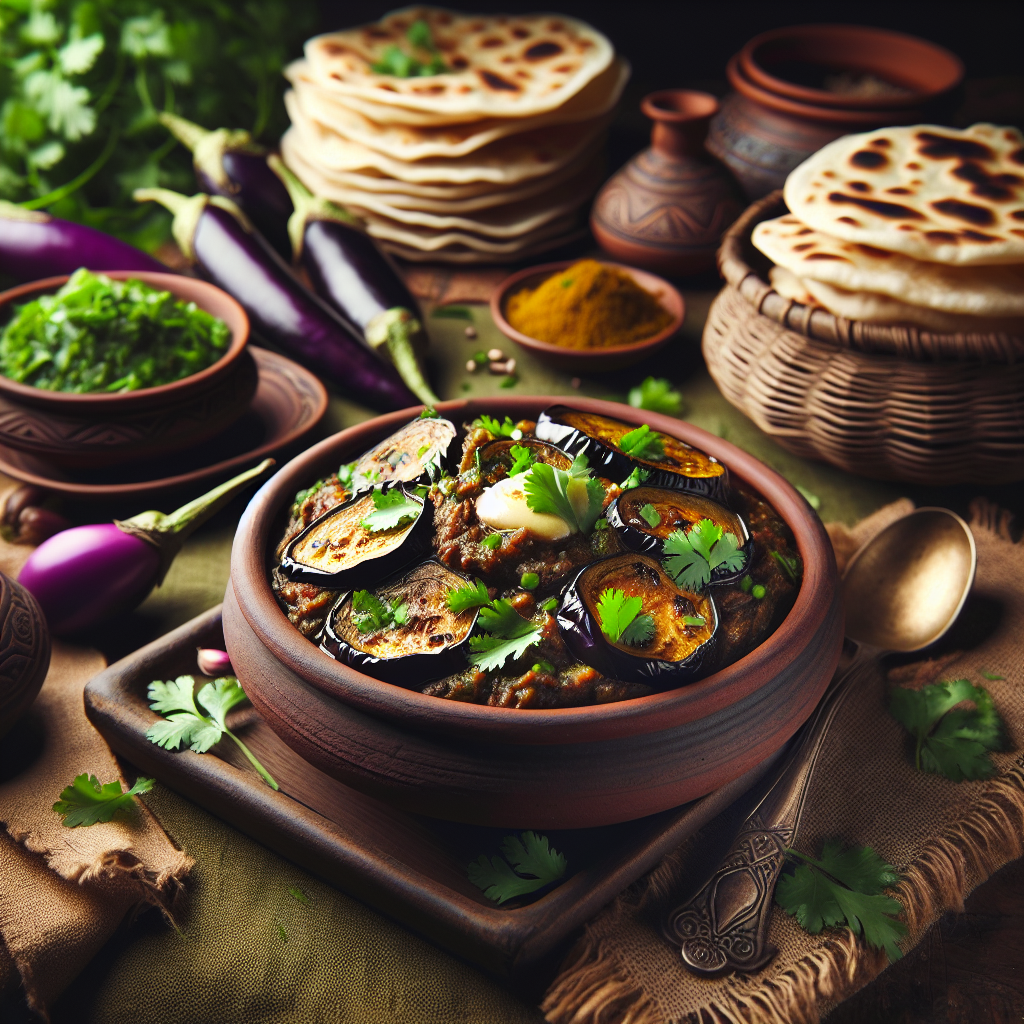 Nationalgericht Pakistan: #Baingan Bharta# (Rezept)