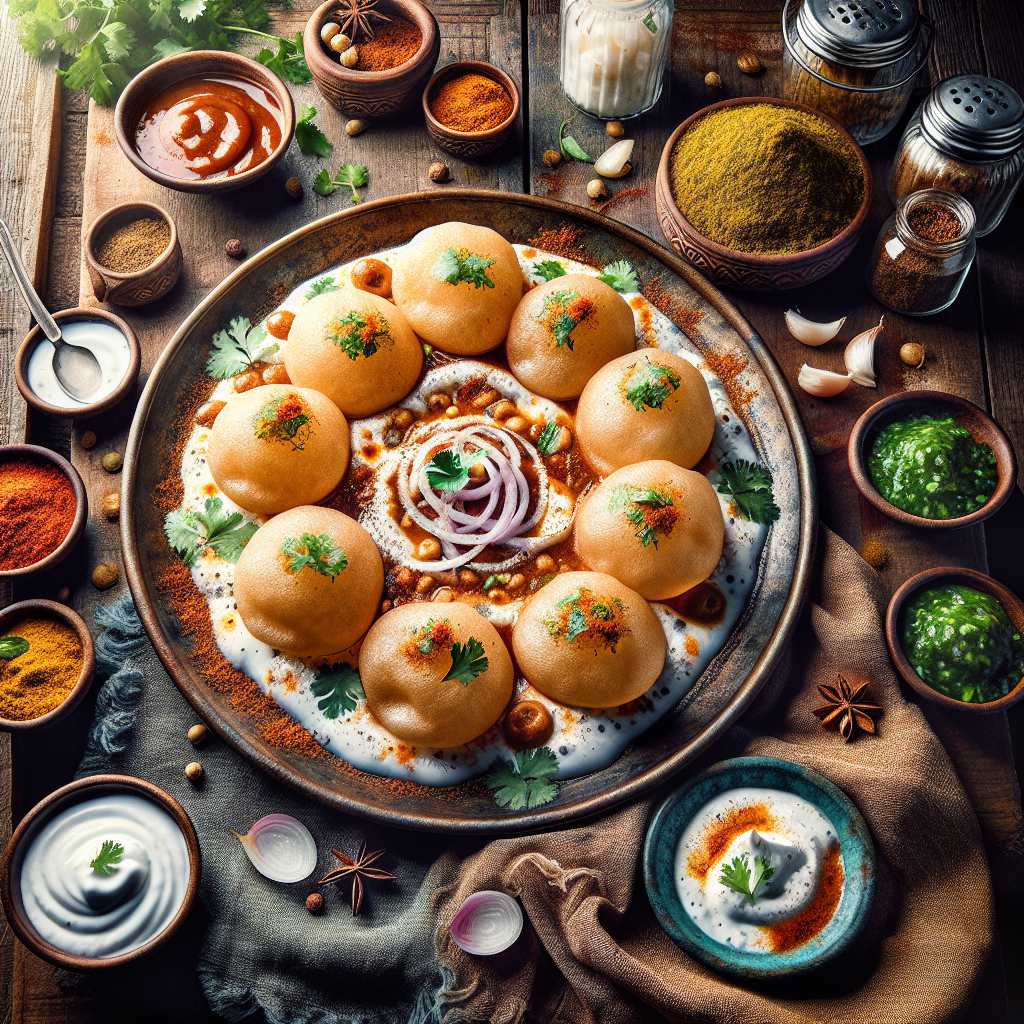 Nationalgericht Pakistan: #Dahi Puri# (Rezept)