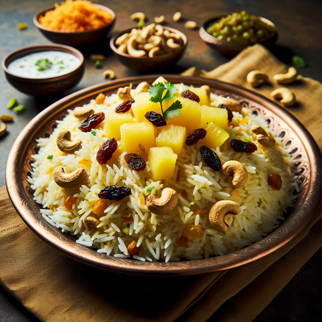 Nationalgericht Pakistan: #Khatta Meetha Pulao# (Rezept)