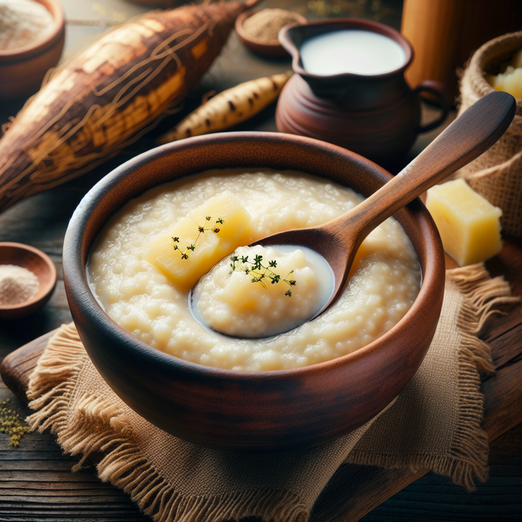 Nationalgericht Papua-Neuguinea: #Cassava Porridge# (Rezept)