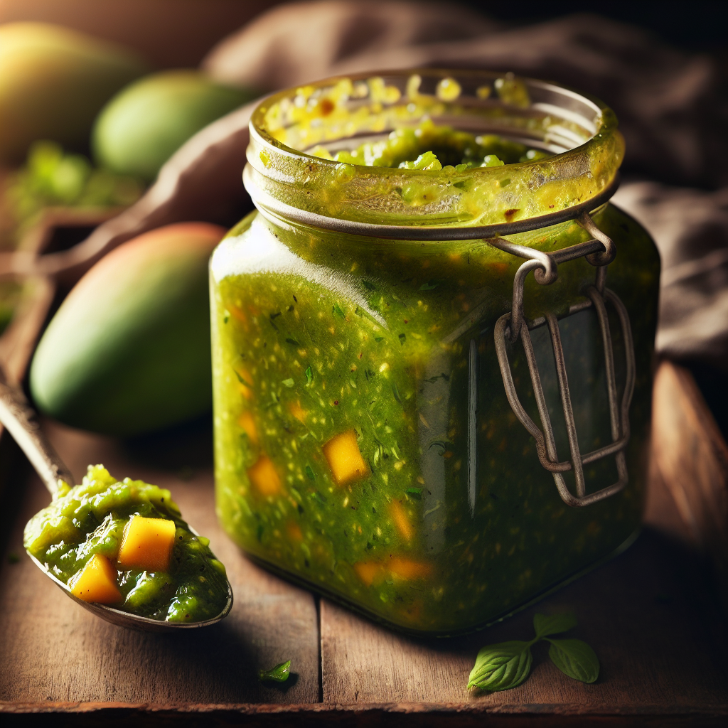 Nationalgericht Papua-Neuguinea: #Green Mango Chutney# (Rezept)