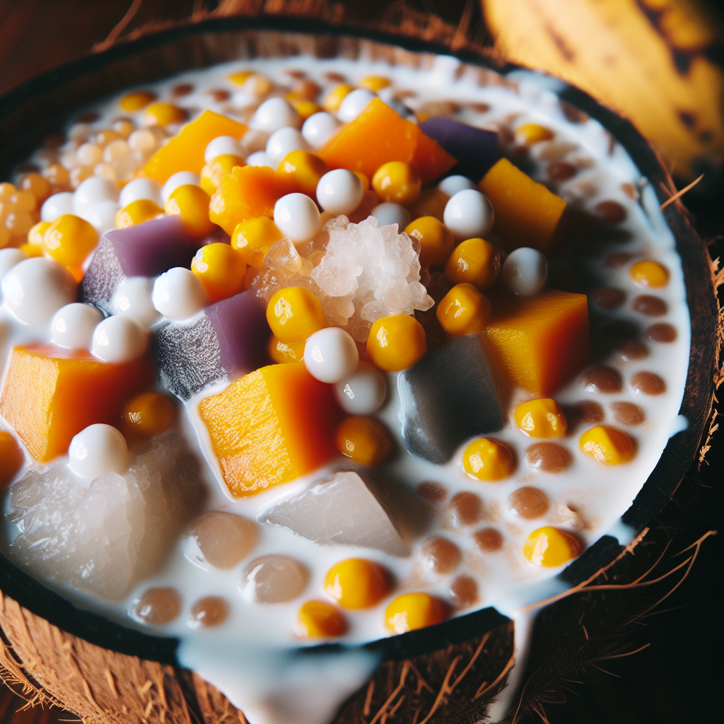 Nationalgericht Philippinen: #Ginataang Halo-Halo# (Rezept)