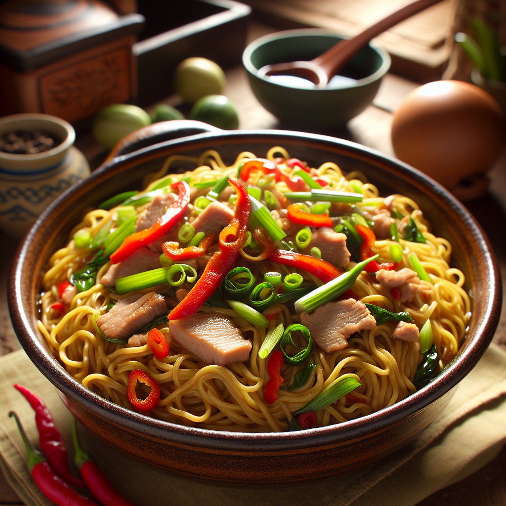 Nationalgericht Philippinen: #Pancit Estilo Lucban# (Rezept)