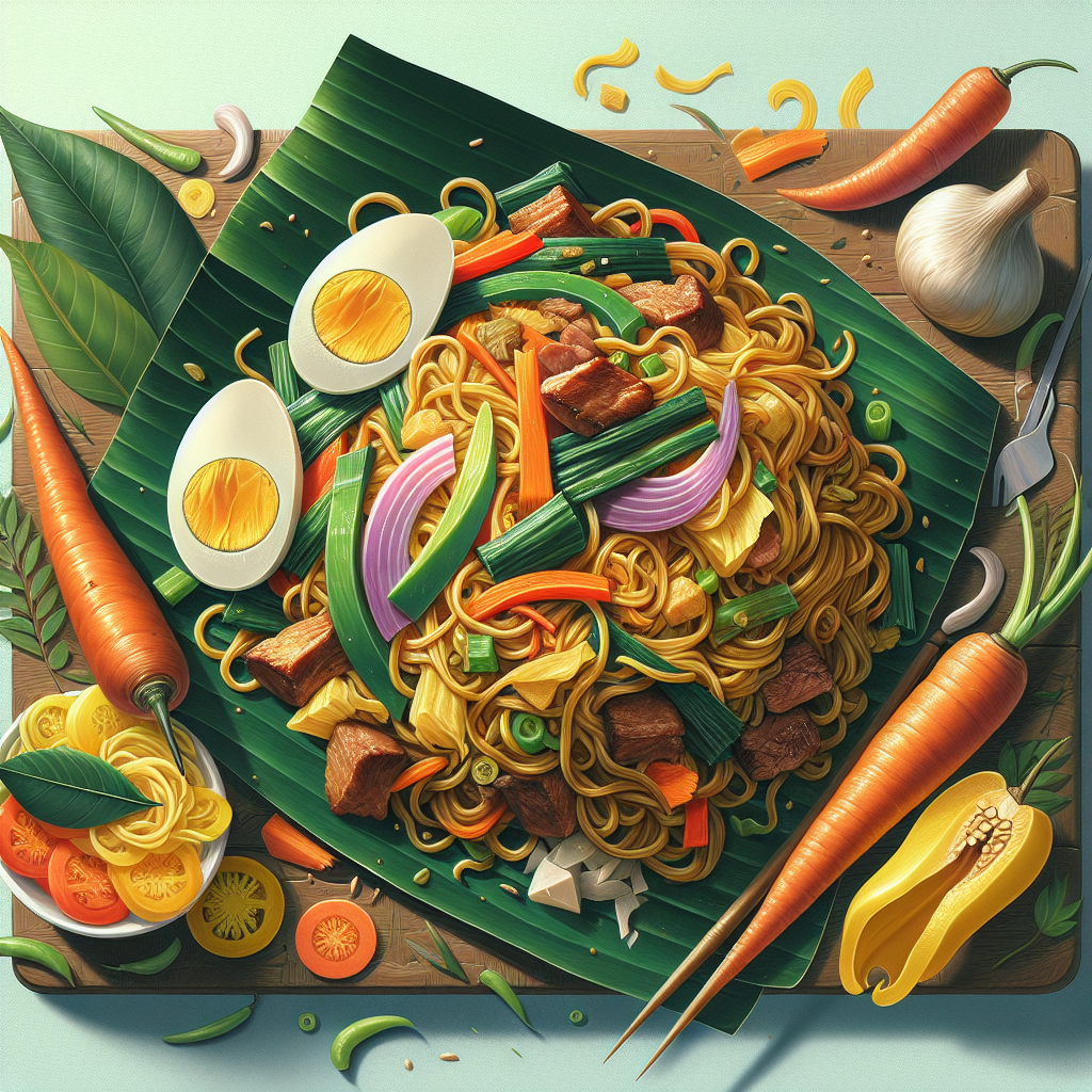 Nationalgericht Philippinen: #Pancit Puso# (Rezept)