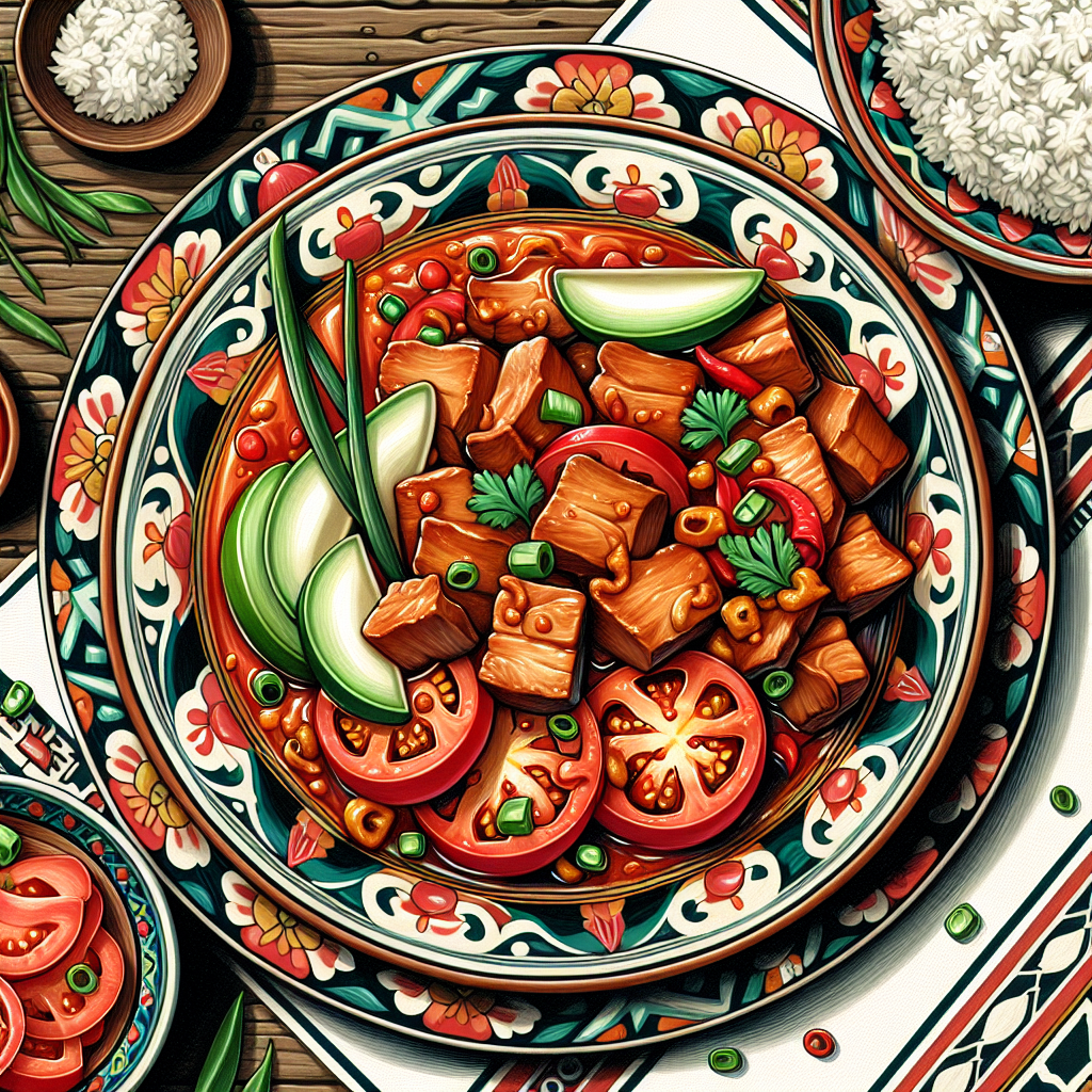 Nationalgericht Philippinen: #Pork Binagoongan# (Rezept)