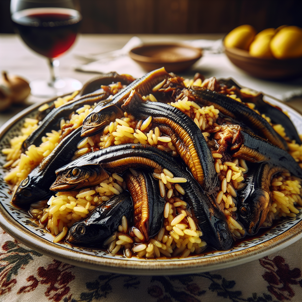 Nationalgericht Portugal: #Arroz de Lampreia# (Rezept)