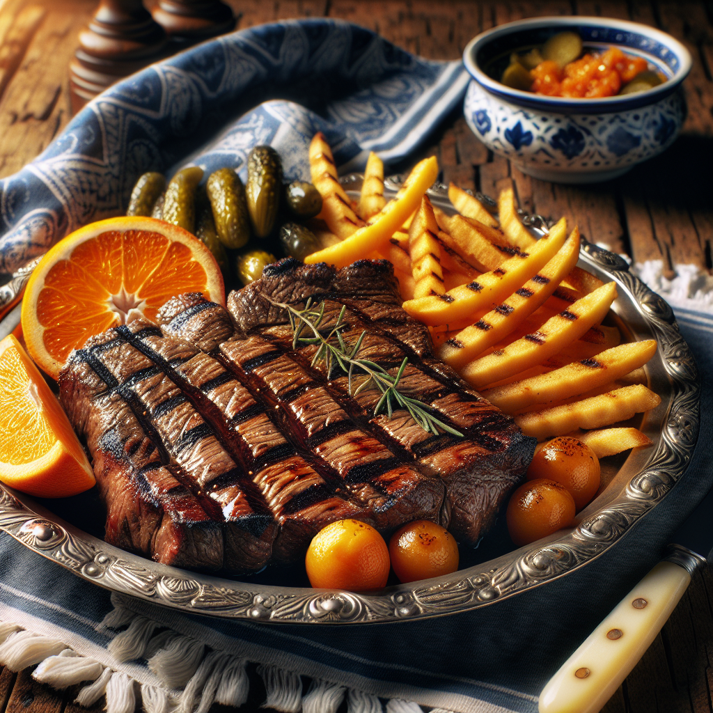 Nationalgericht Portugal: #Carne Grelhada à Portuguesa# (Rezept)