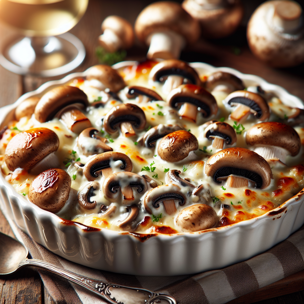 Nationalgericht Russland: #Mushroom Julienne# (Rezept)