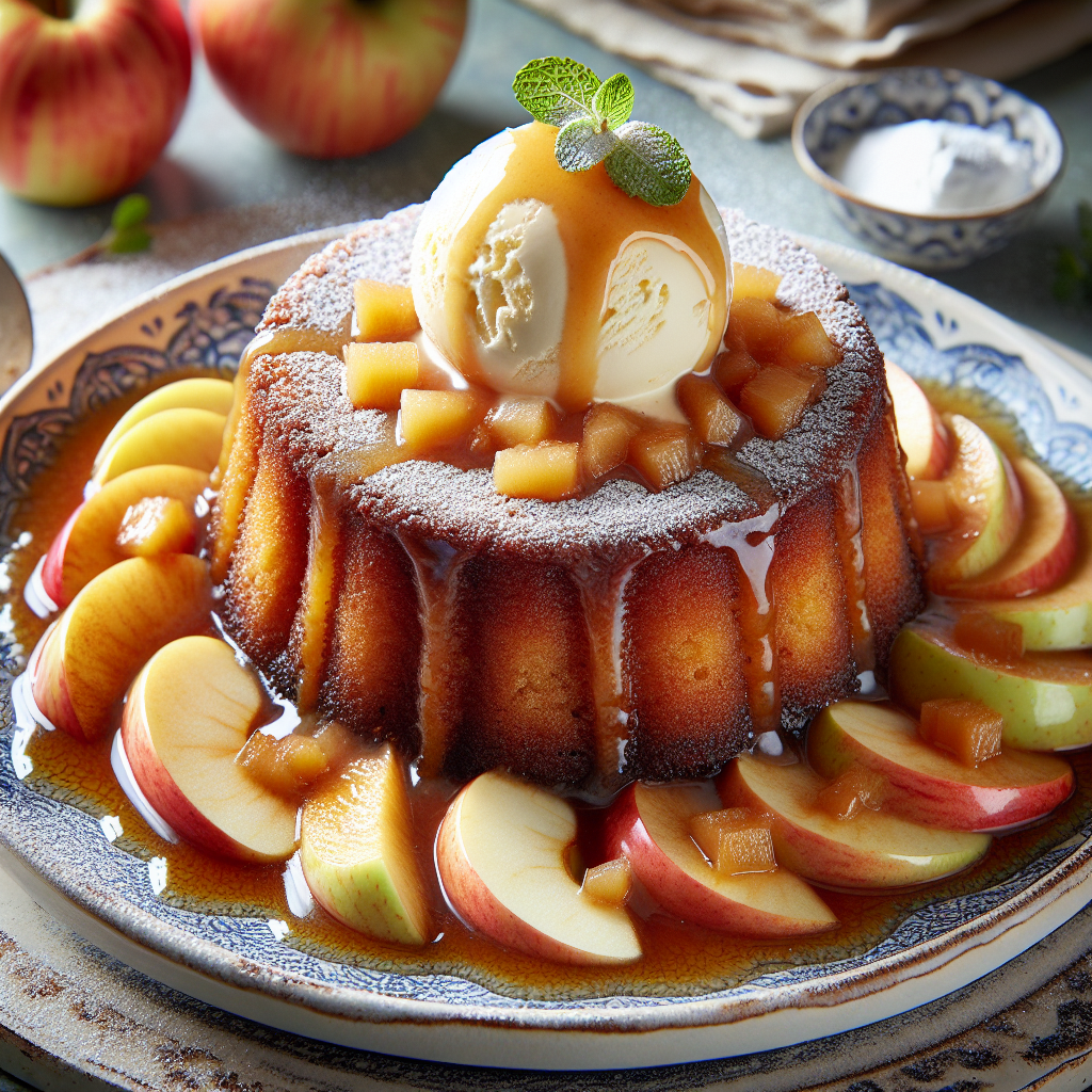 Nationalgericht Südafrika: #Apple Malva Pudding# (Rezept)