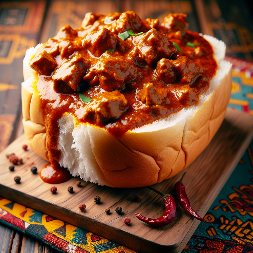 Nationalgericht Südafrika: #Bunny Chow with Lamb Curry# (Rezept)