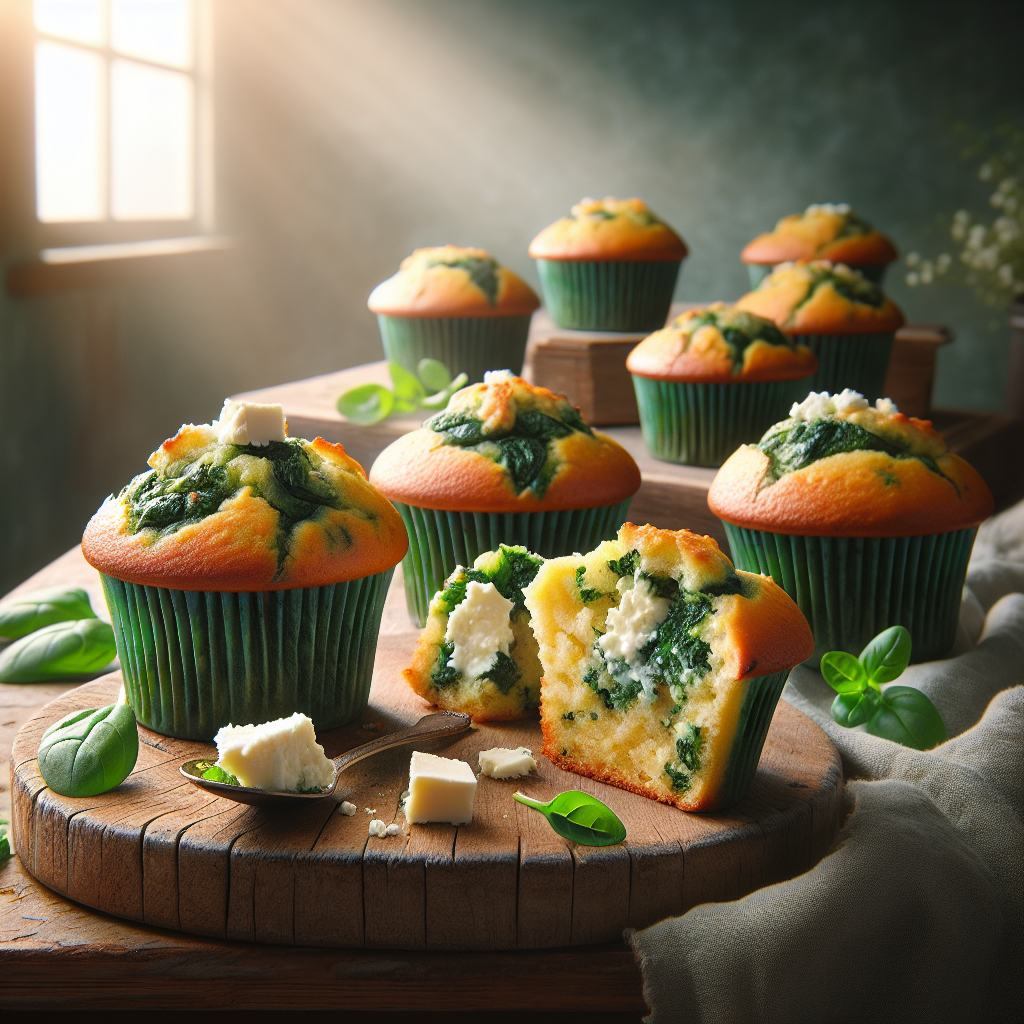Nationalgericht Südafrika: #Spinach and Feta Muffins# (Rezept)