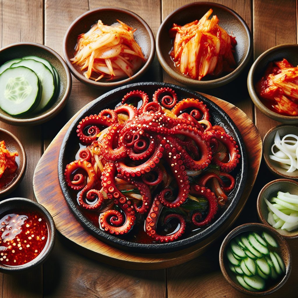 Nationalgericht Südkorea: #Nakji Bokkeum# (Rezept)